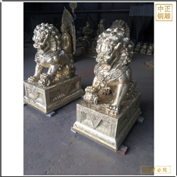 大型仿古銅獅子鑄造廠(chǎng)