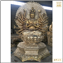彩繪千手觀音銅像廠(chǎng)家
