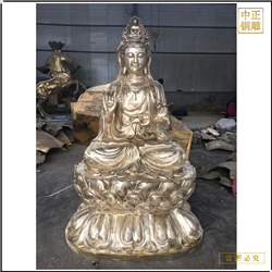 供應(yīng)觀(guān)音坐蓮花佛像